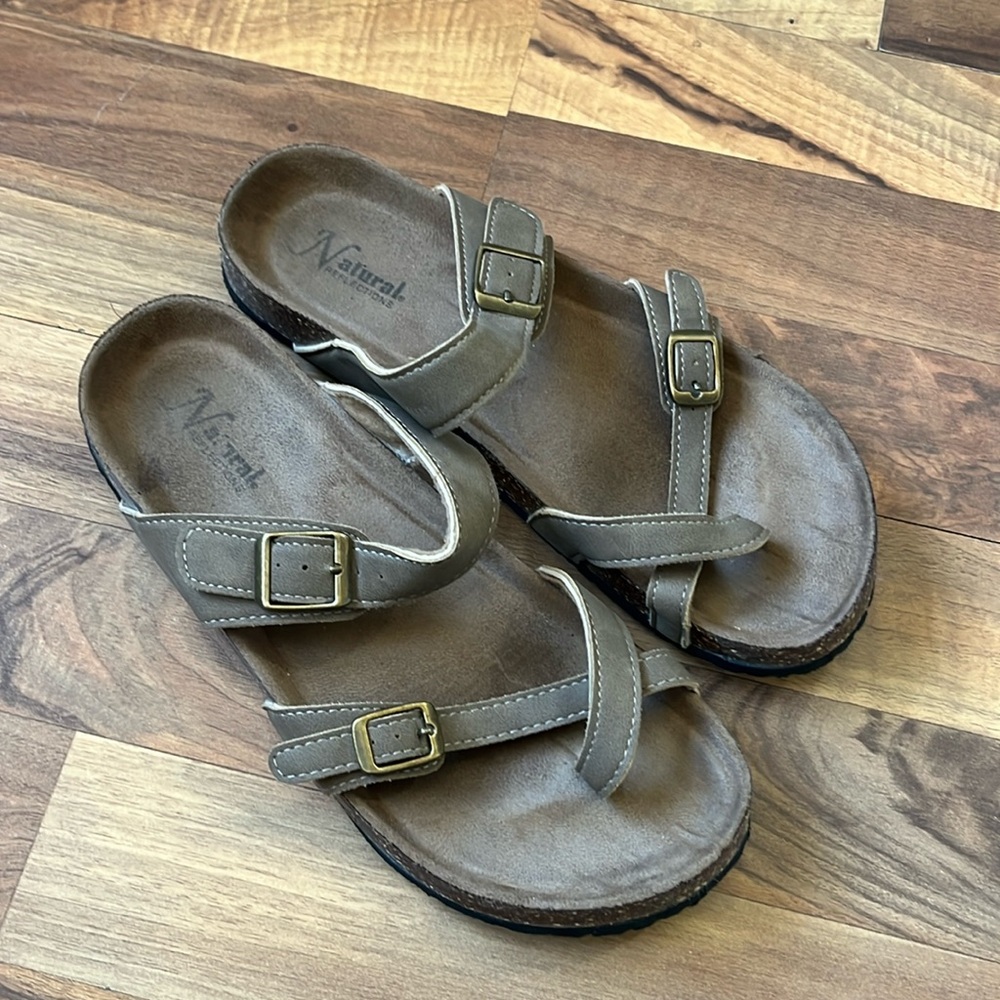 Natural reflections boho sandals